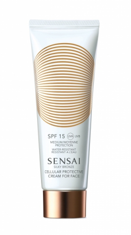 Sensai Silky Bronze Cellular Protective Cream For Face (SPF 15) i gruppen Sol / Solkräm hos Hudotekets Webshop (10200000 4)
